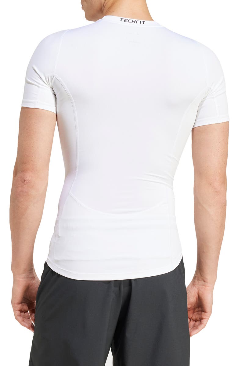adidas Techfit AEROREADY Training T-Shirt, Alternate, color, White
