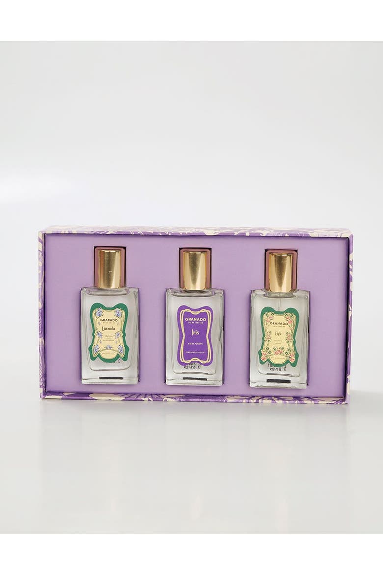 Perfumery Trio - Íris, Lavanda, Figo, Alternate, color, Clear
