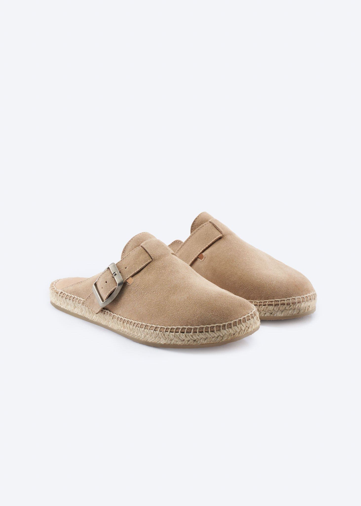 VISCATA Menuda Suede Espadrille Clogs, Alternate, color, Camel