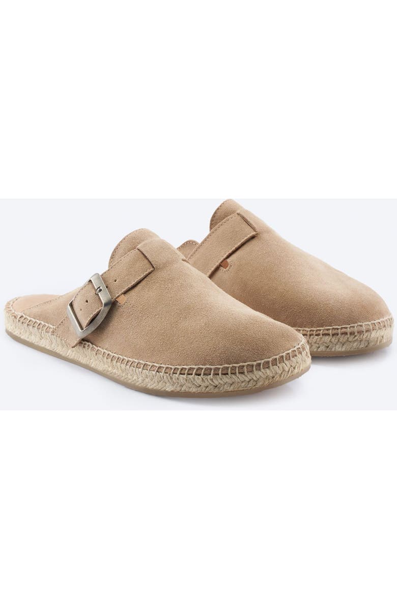 VISCATA Menuda Suede Espadrille Clogs, Alternate, color, Camel