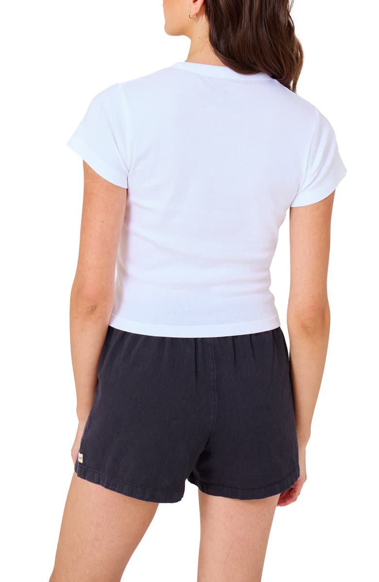 Hurley First Mate Baby Tee, Alternate, color, White