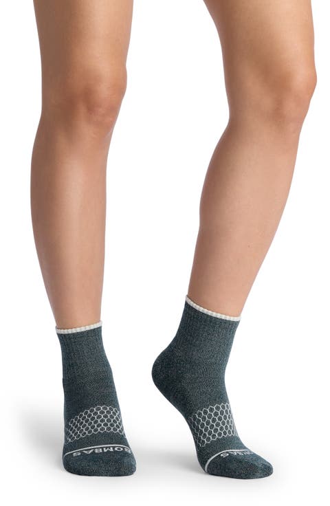 Merino Wool Blend Quarter Socks