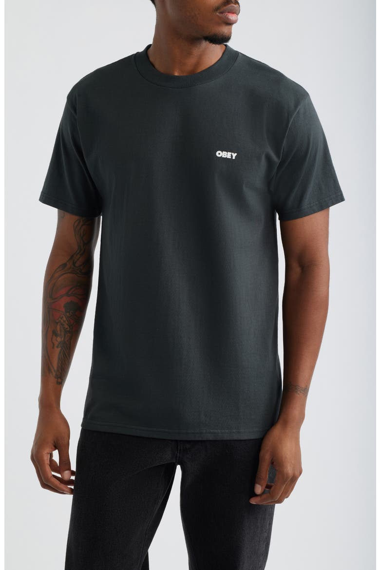 Truth to Power Graphic T-Shirt, Main, color, VINTAGE BLACK
