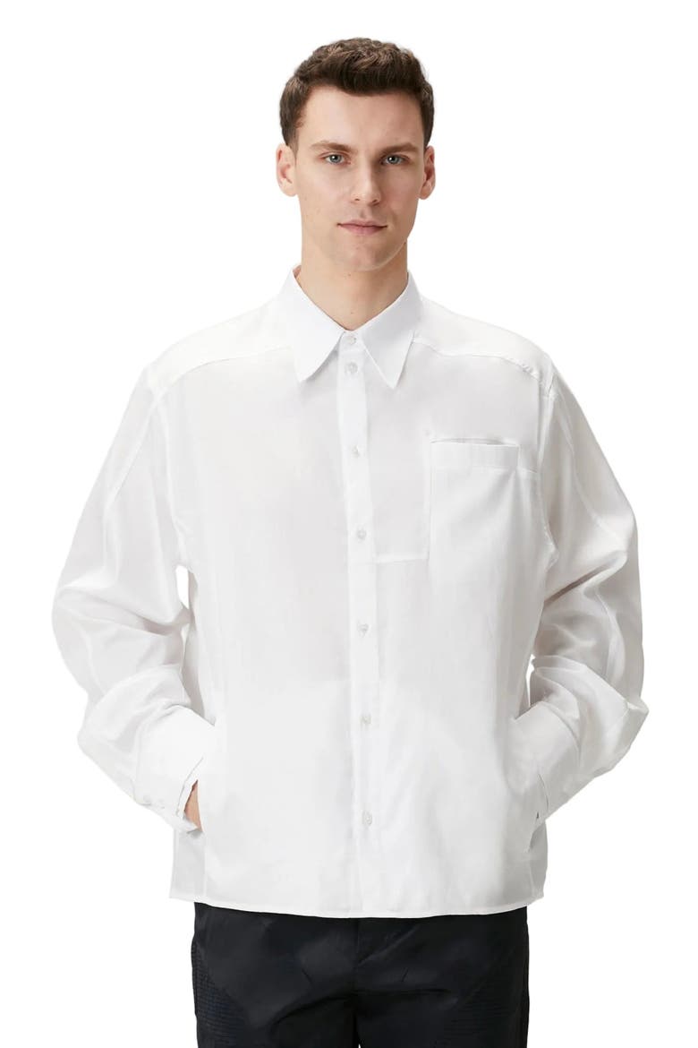 Daydreamers Woven Shirt With Double Cuff, Alternate, color, white