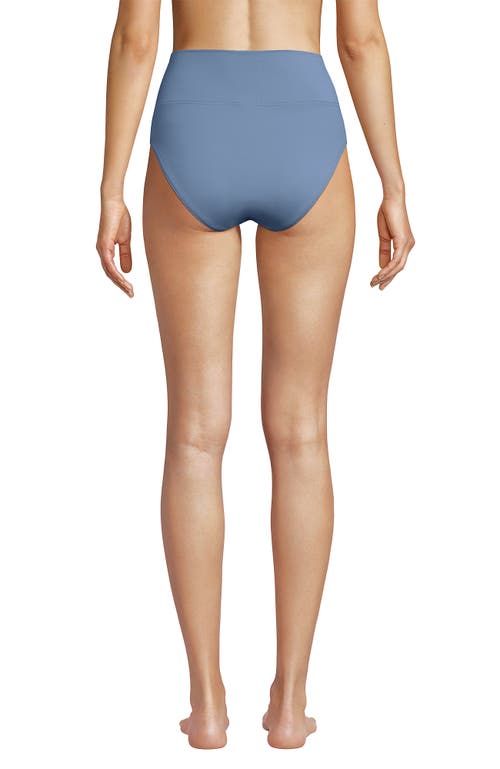 LANDS' END LANDS' END CHLORINE RESISTANT PINCHLESS HIGH WAISTED BIKINI BOTTOMS