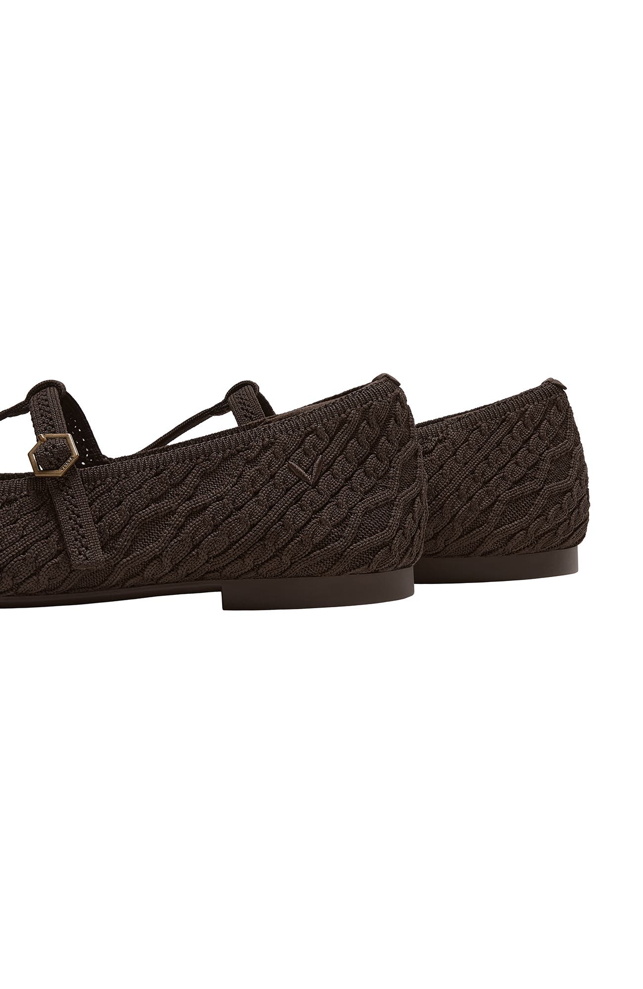 VIVAIA T-Bar Ballet Flats, Alternate, color, Dark Chocolate