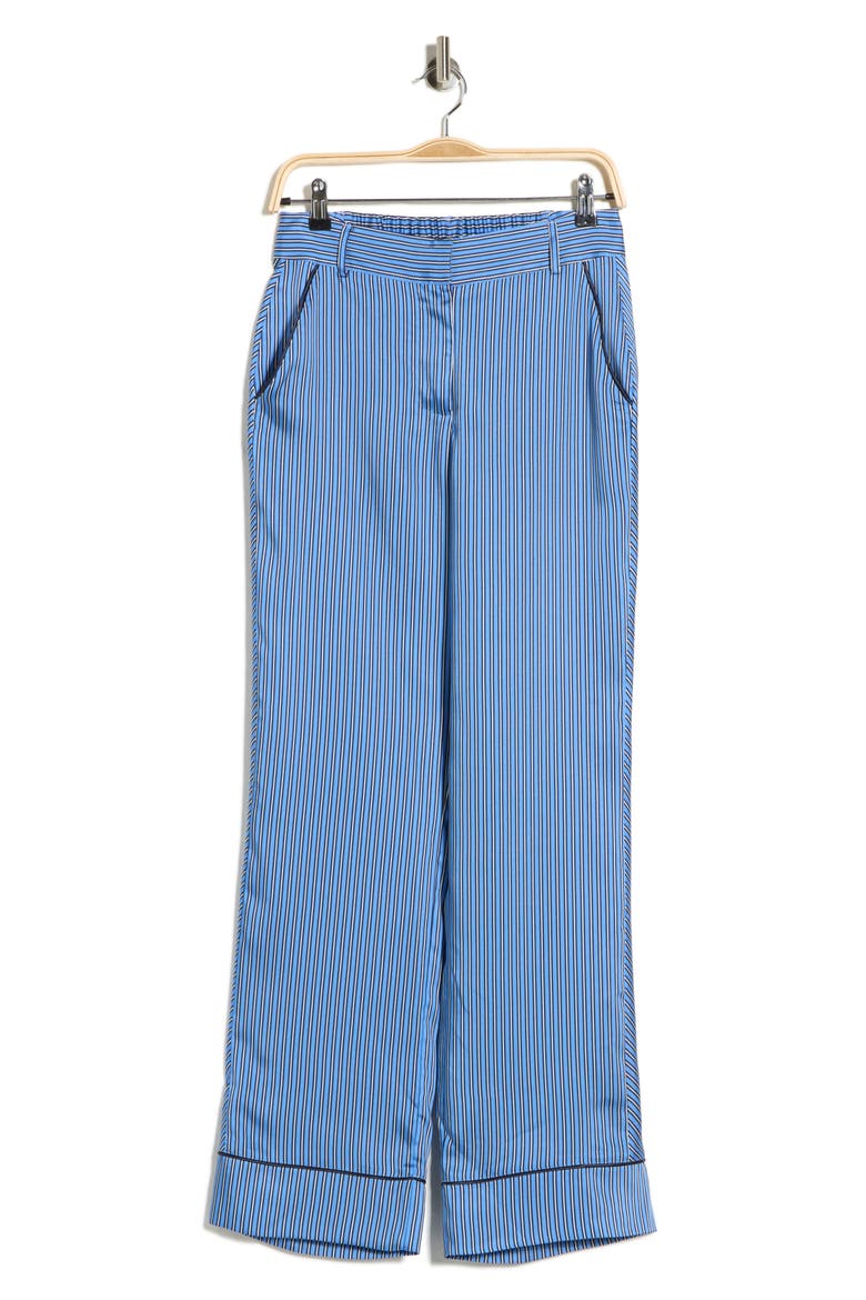 Demetria Boarder Stripe Pants, Alternate, color, ULTRAMARINE/ NAVY/ ECRU