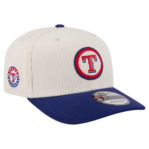 Men's New Era  Cream Texas Rangers Loyal 9SEVENTY Adjustable Hat