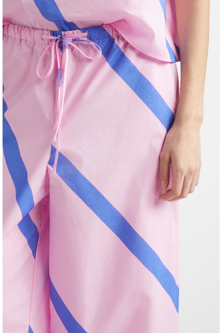 Puoti Basso Wide Leg Stripe Pants, Alternate, color, BLUE PINK