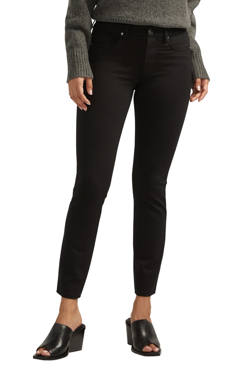 JAG Cassie Slim Straight Leg Ponte Pants, Main, color, 