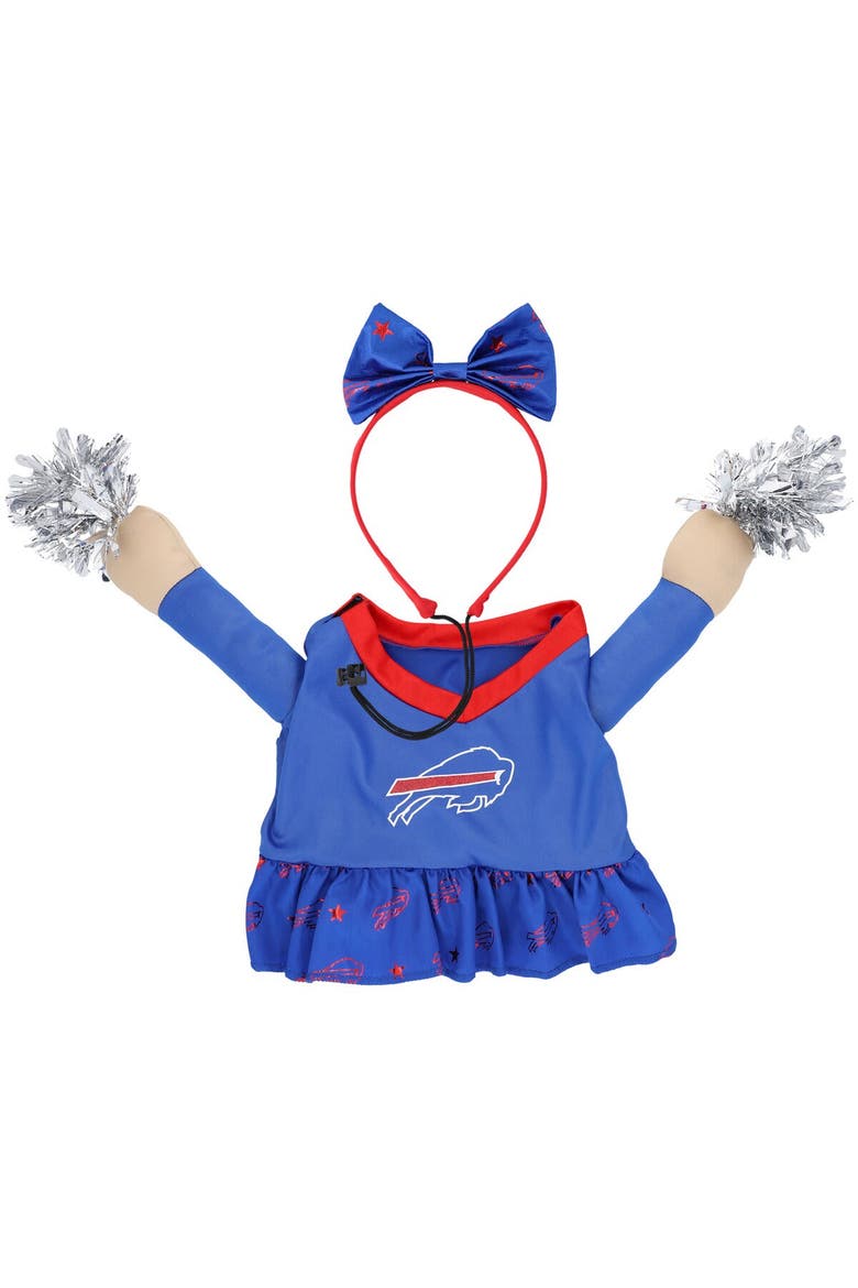 Buffalo Bills Cheer Dog Costume, Main, color, Blue