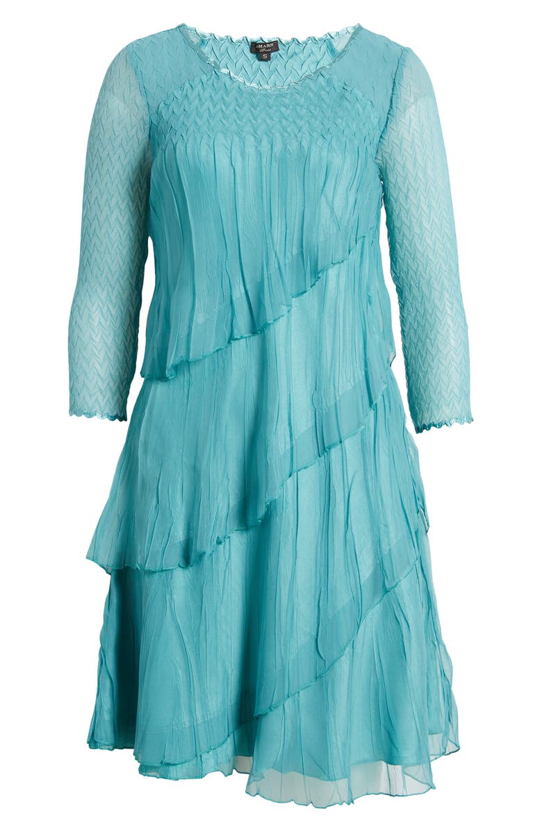 Komarov Tiered Cocktail Dress, Alternate, color,