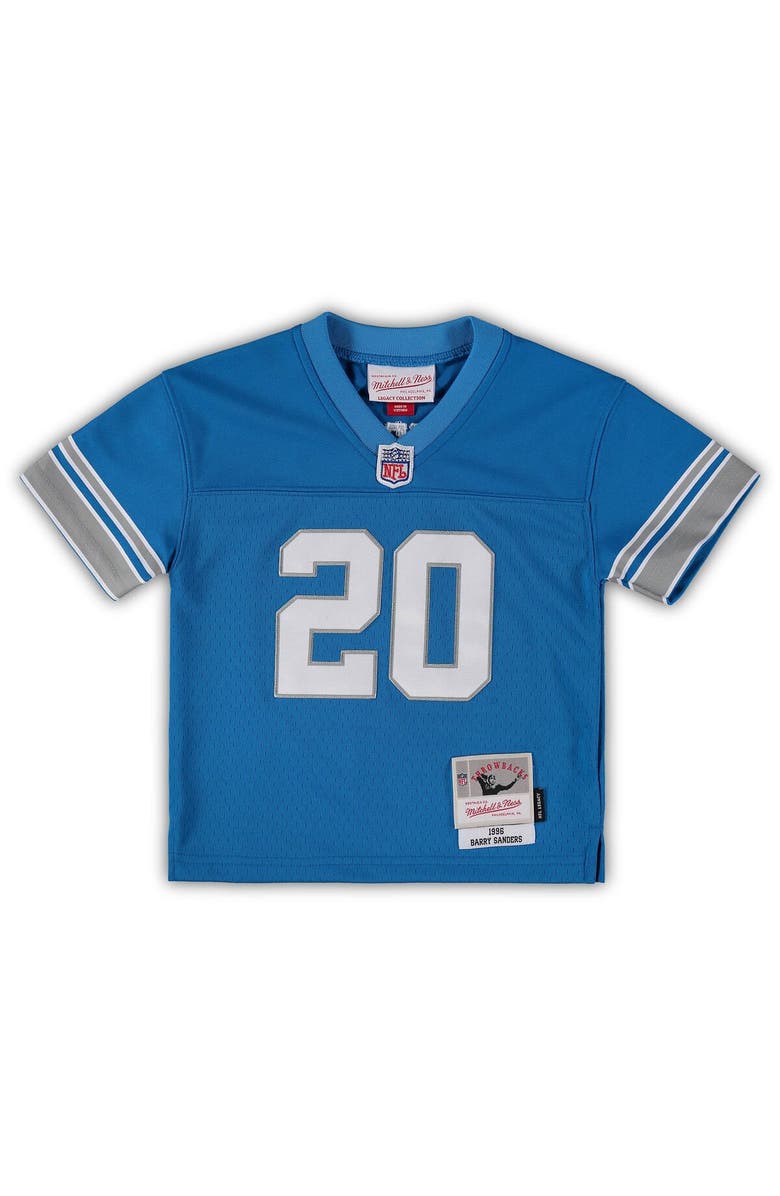 Mitchell & Ness Toddler Mitchell & Ness Barry Sanders Blue Detroit Lions 1996 Retired Legacy Jersey, Alternate, color, 