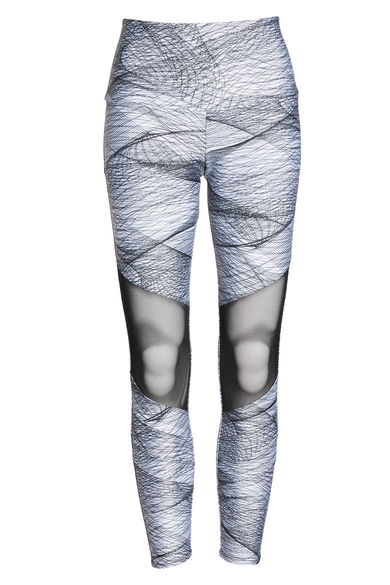 High Rise Moto Capris, Alternate, color, TANGLED