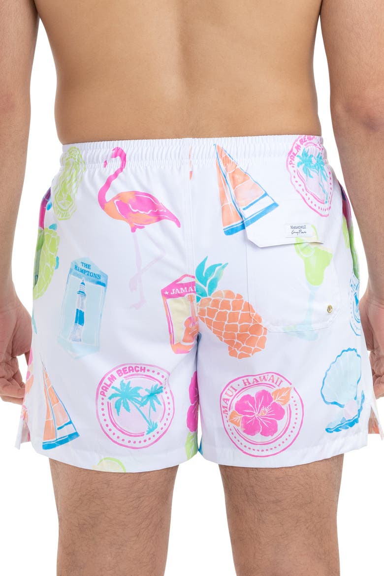 Margaritaville by Kenny Flowers - The Changes in Latitude - All-day Athleisure Short, Alternate, color, White