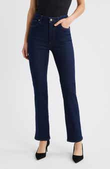 The Pencil High Waist Slim Straight Leg Jeans