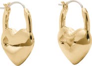Kate Spade New York Heart Spade Huggie Hoop Earrings