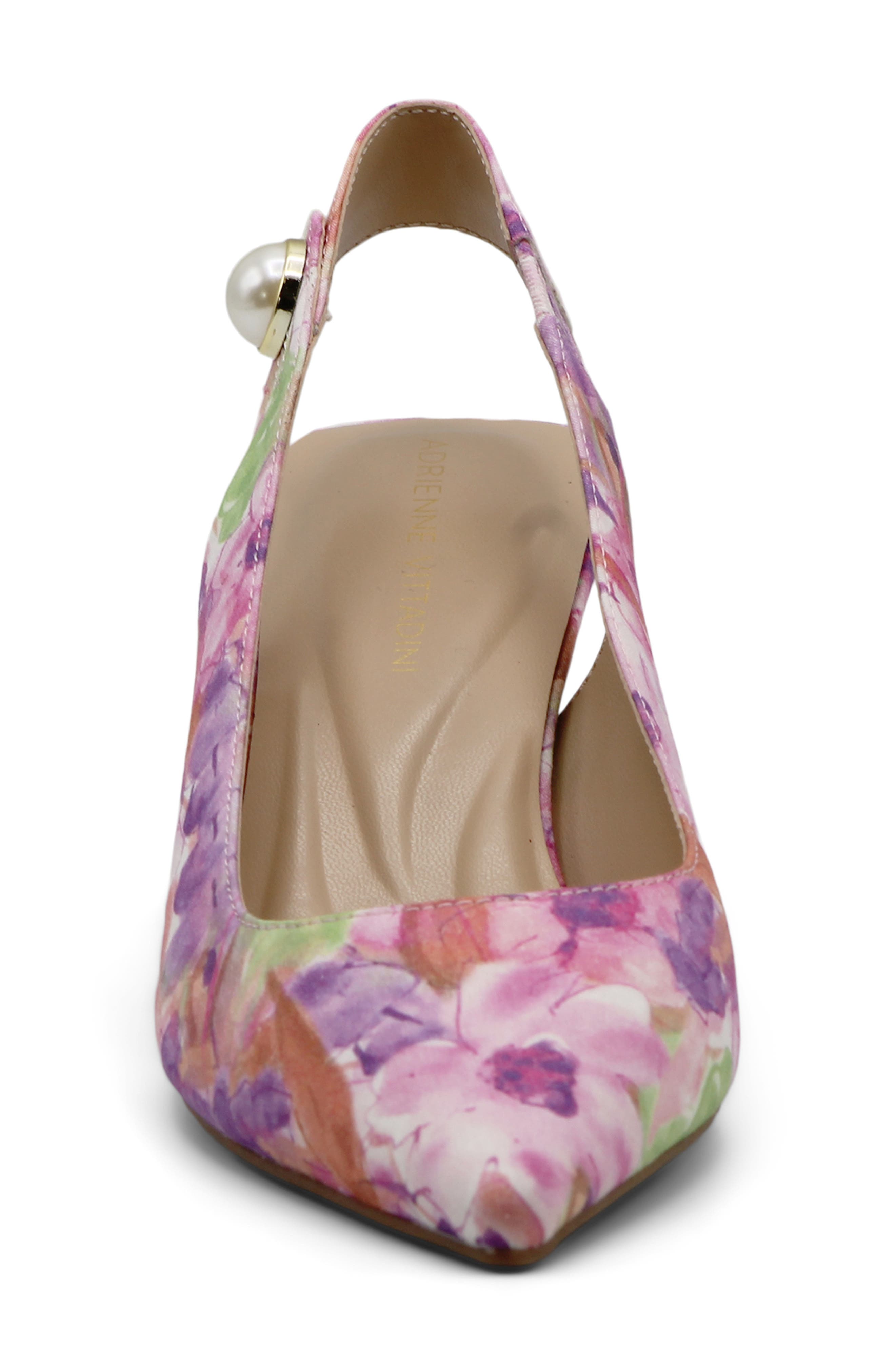 Sagan Pointed Toe Slingback Pump, Alternate, color, MAGENTA