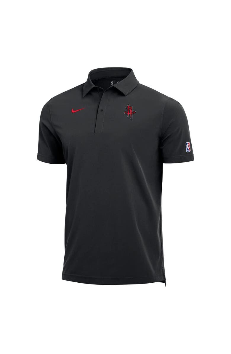 Nike Men's Nike Black Houston Rockets 2025/26 Authentic Dri-FIT Coaches Polo, Alternate, color, Black