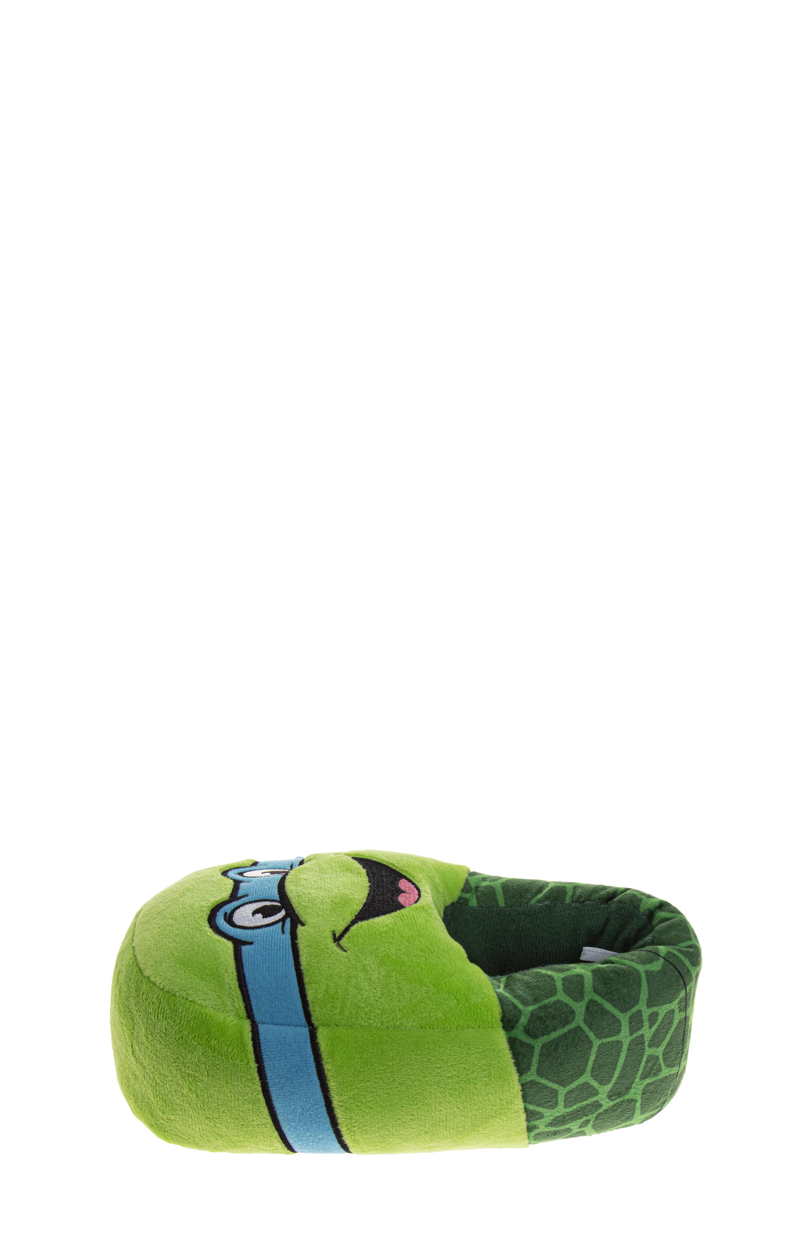 Kids' Nickelodeon Teenage Mutant Ninja Turtles Slipper, Alternate, color, GREEN