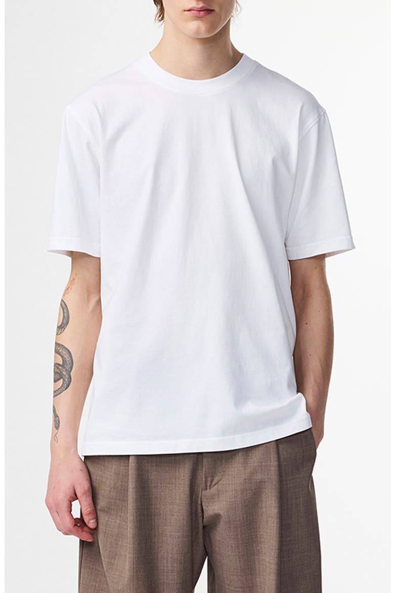 Adam Pima Cotton T-Shirt, Main, color, WHITE