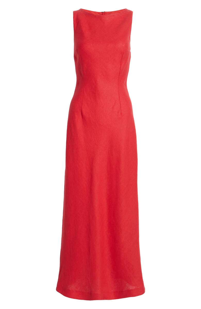 Faithfull the Brand Lydie Linen Maxi Dress, Alternate, color,