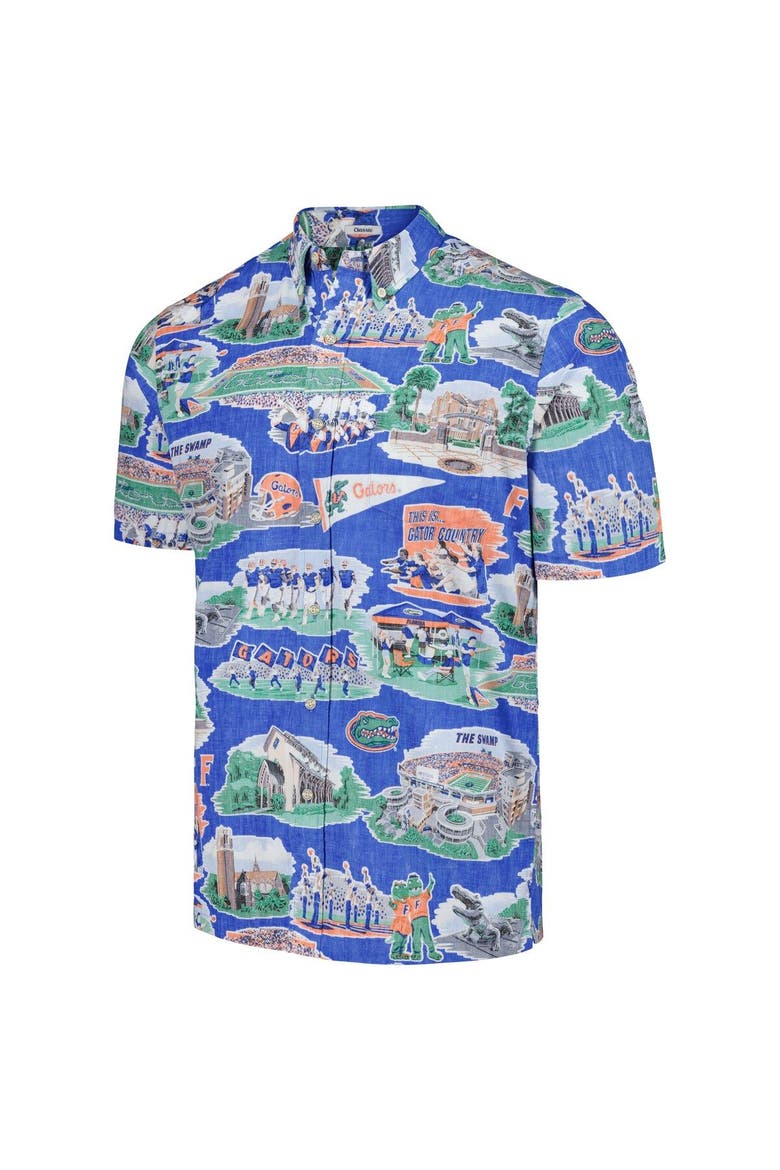 Men's Reyn Spooner Royal Florida Gators Scenic Button-Down Shirt, Alternate, color, Royal