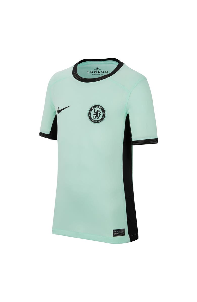 Nike Youth Nike Reece James Mint Chelsea 2023/24 Third Stadium Replica Player Jersey, Alternate, color,