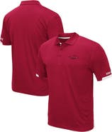 COLOSSEUM Men's Colosseum Cardinal Arkansas Razorbacks Big & Tall Santry Polo