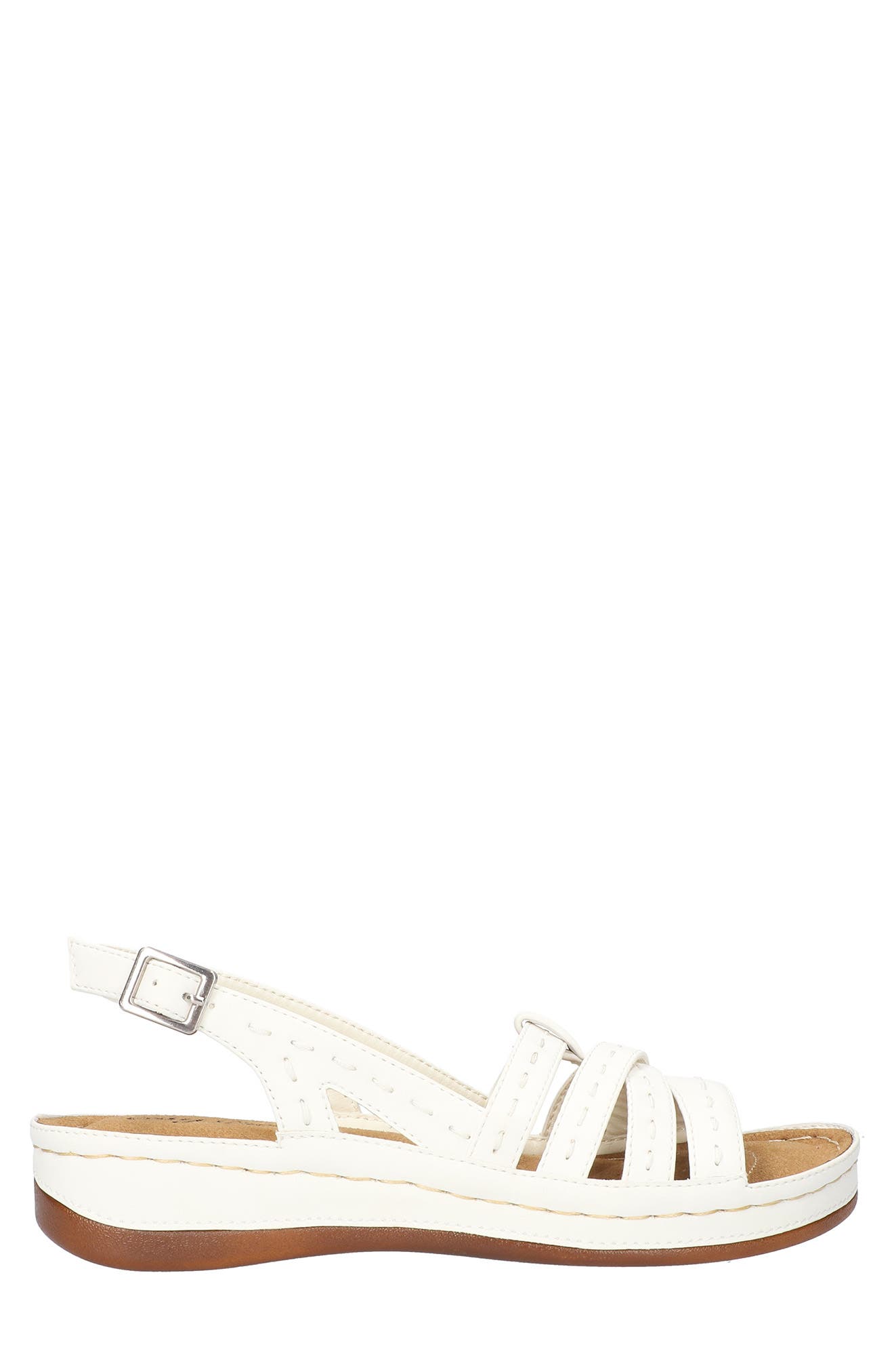 EASY STREET Kehlani Slingback Sandal, Alternate, color, White