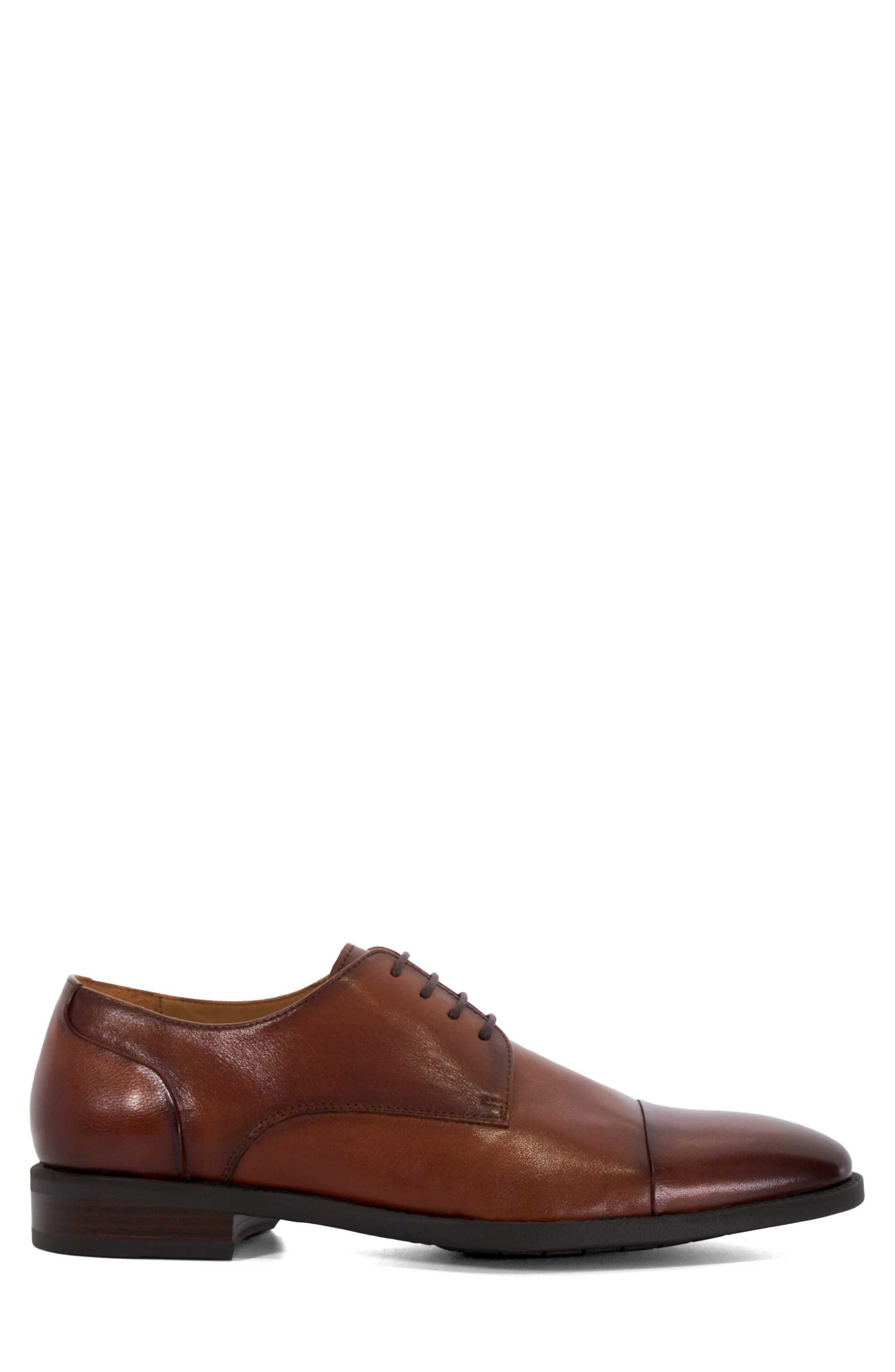 Suffix Flexi Plain Toe Oxford, Alternate, color, DARK TAN
