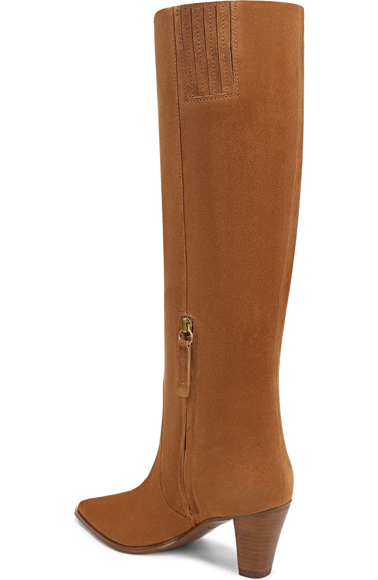Franco Sarto Jaycen Knee High Boot, Alternate, color, Saddle Brown