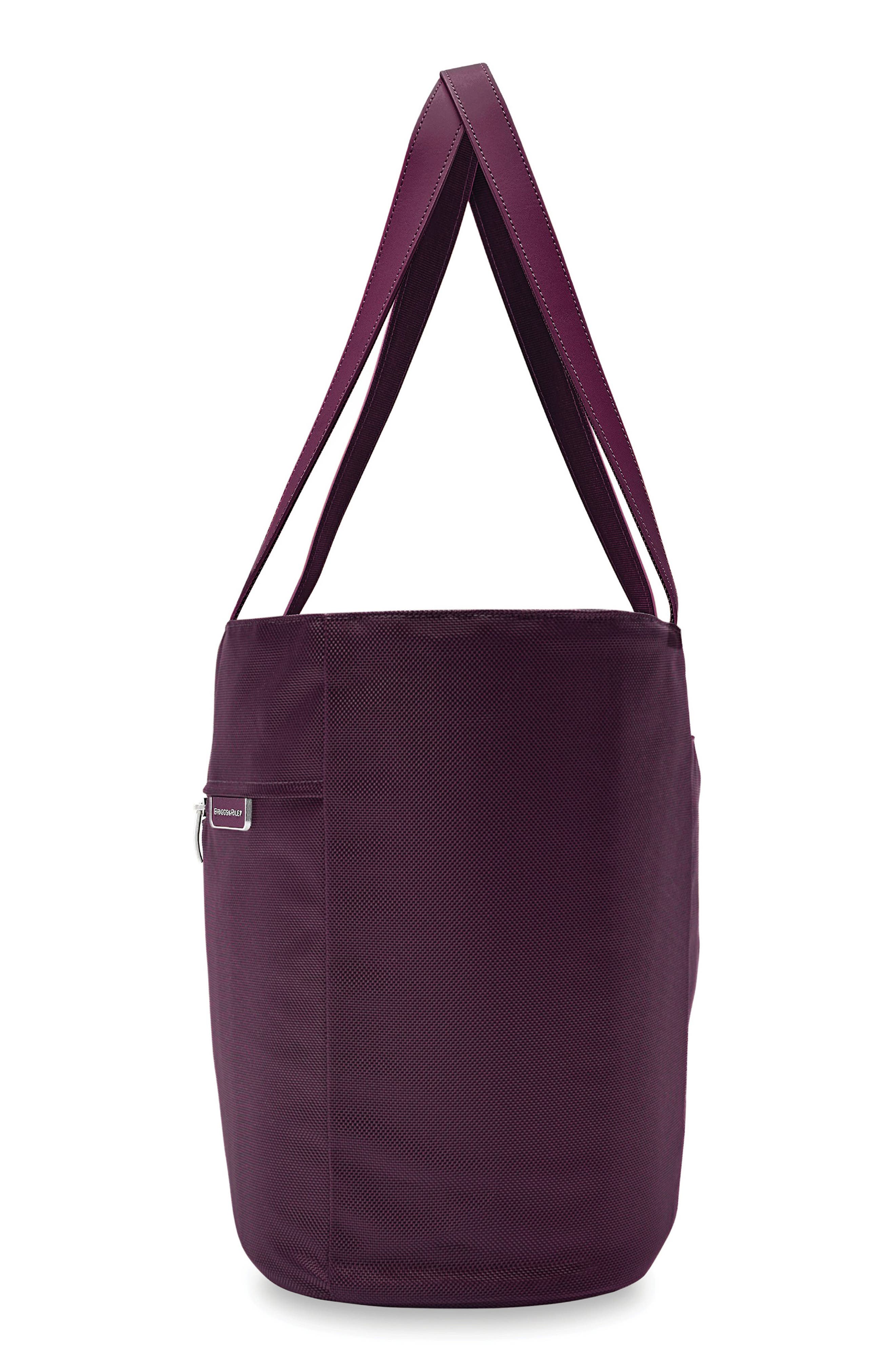 Baseline Traveler Tote Bag, Alternate, color, PLUM