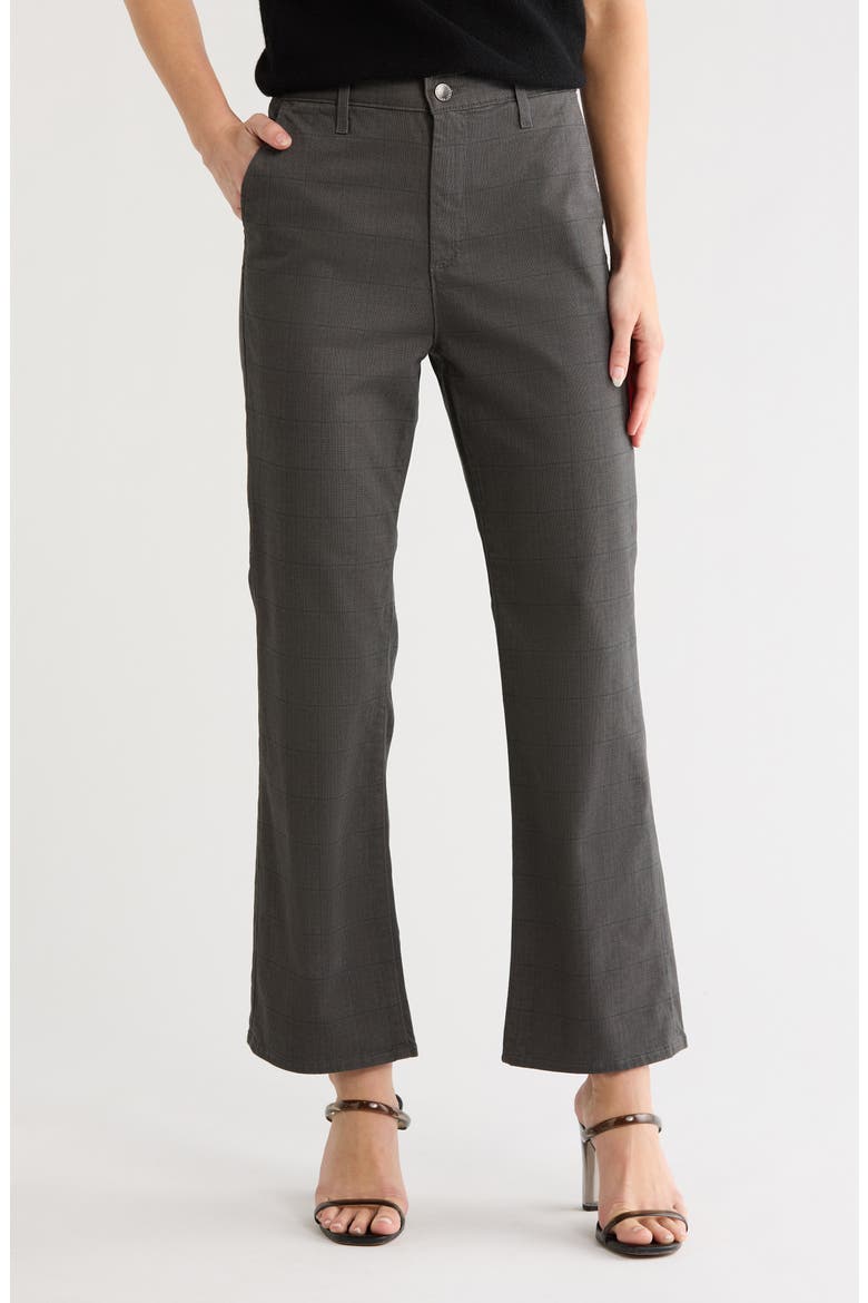 Kinsley Plaid Bootcut Jeans, Main, color, HEMLOCK CHARCOAL GREY MULTI