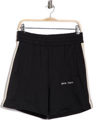 Palm Angels Fleece Elastic Waist Shorts