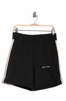Palm Angels Fleece Elastic Waist Shorts