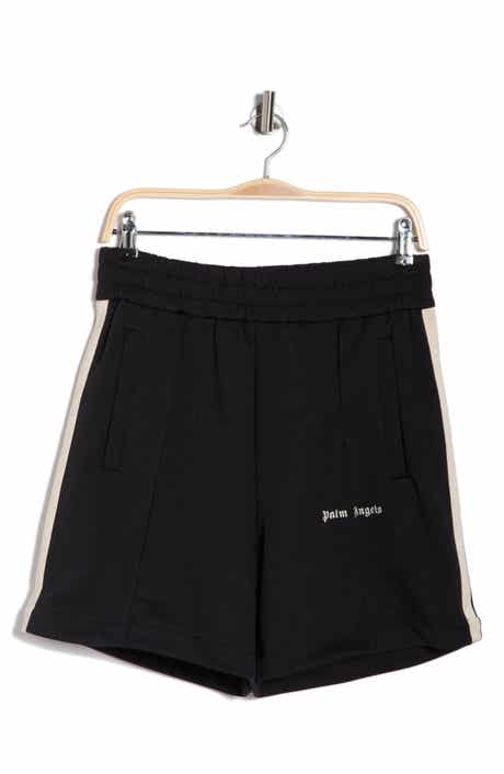 Palm Angels Fleece Elastic Waist Shorts