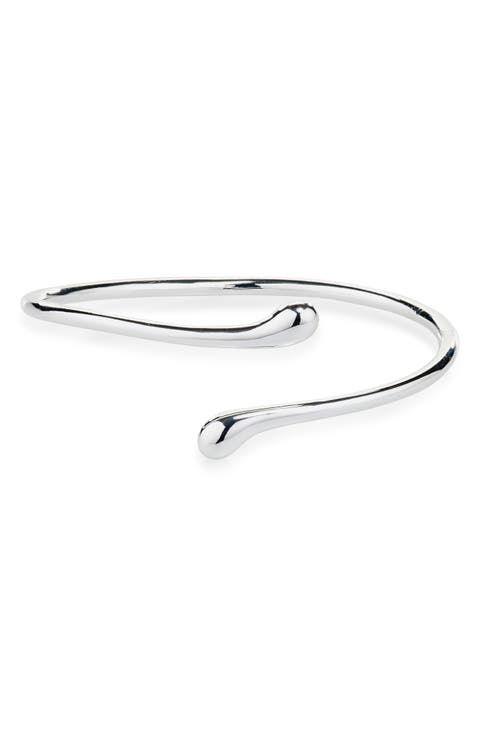 Metal Droplet Cuff Bracelet