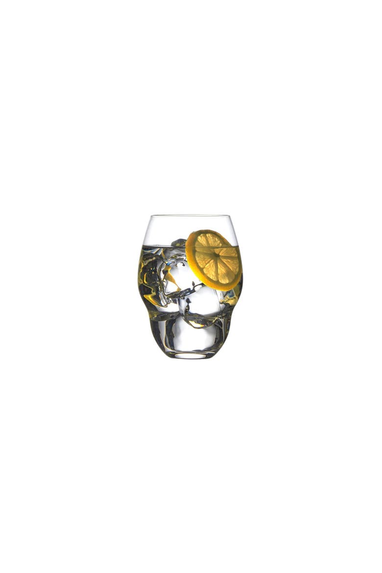 Heads Up Water Glass, Set of 2, Main, color, Clear
