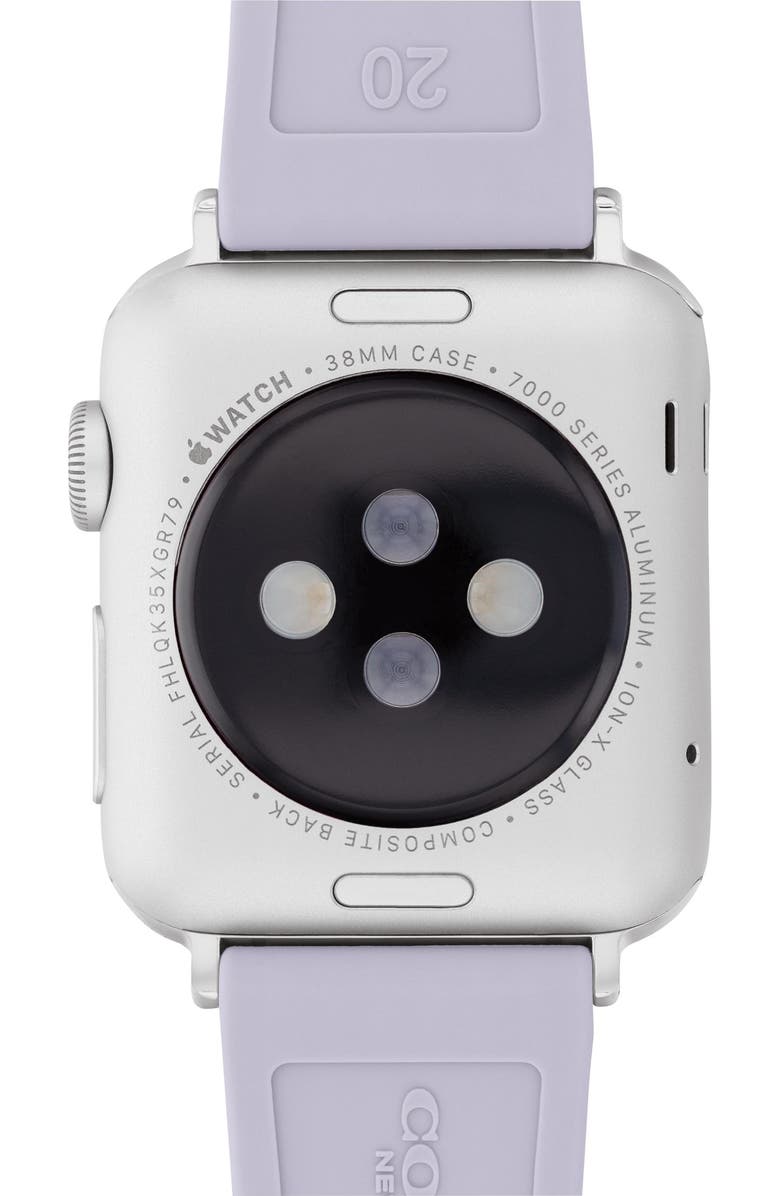 COACH 20mm Apple Watch<sup>®</sup> Watchband, Alternate, color, Purple