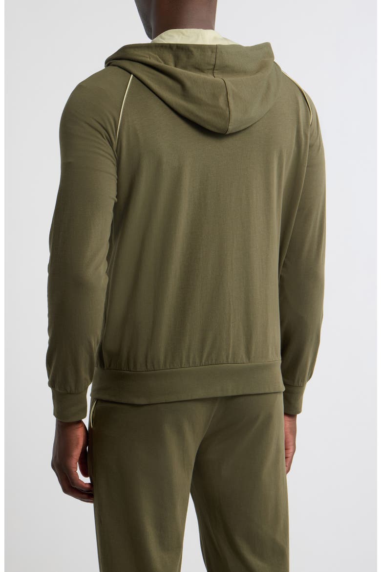 Mix Match Hooded Zip Jacket, Alternate, color, OPEN GREEN
