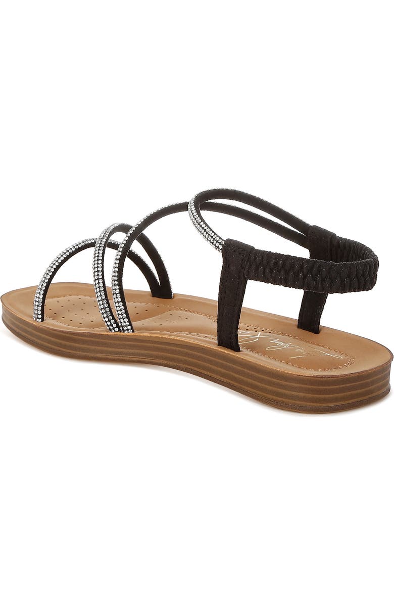 LONDON RAG Ridayne Embellished Sandal, Alternate, color, Black