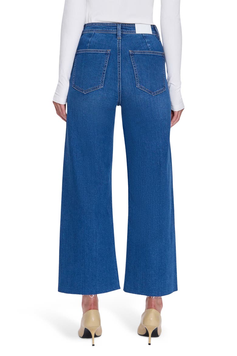 Penny Wide Leg Raw Hem Crop Jeans, Alternate, color, ROOFTOP