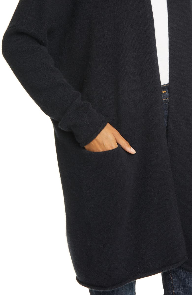 Nordstrom Signature Brushed Cashmere Cardigan, Alternate, color, 