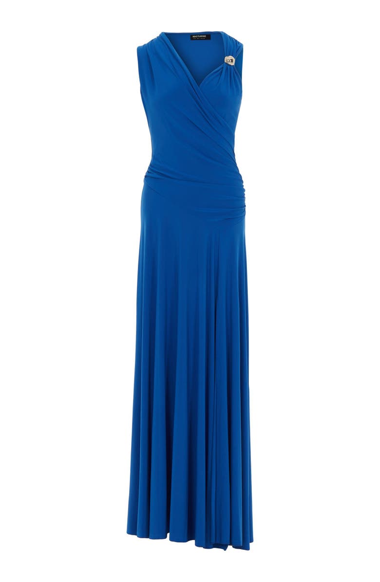Nocturne Asymmetric Draped Cut-Out Dress, Alternate, color, 