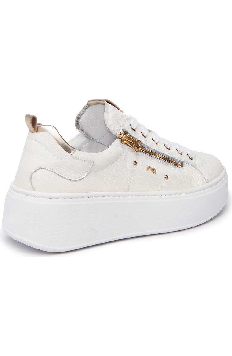 NeroGiardini Side Zip Platform Sneaker, Alternate, color,