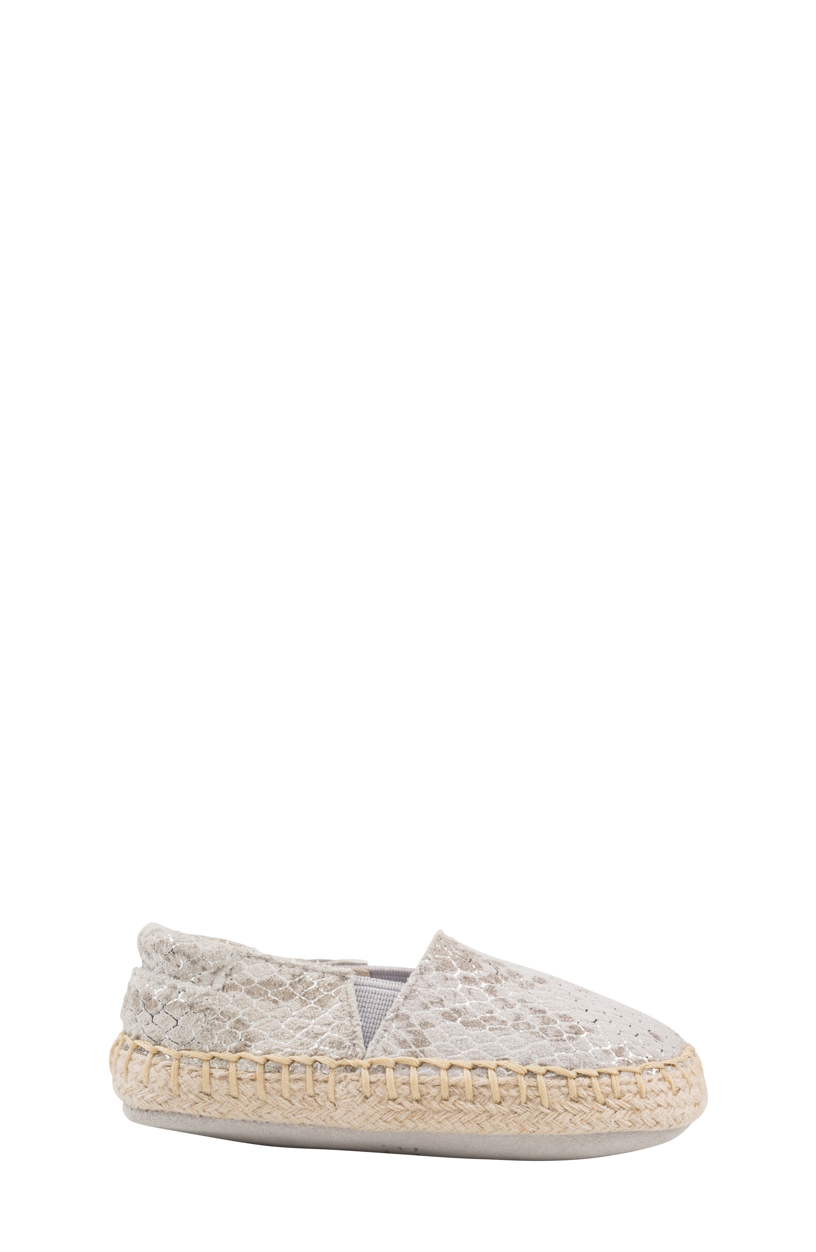 Robeez<sup>®</sup> Ellie Espadrille Crib Shoe, Alternate, color, 
