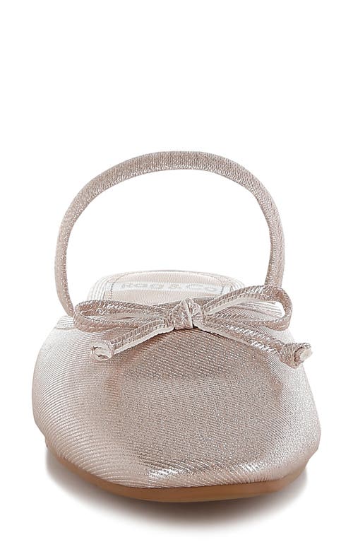 Rag & Co Opalia Shimmer Mule In Champagne Gold