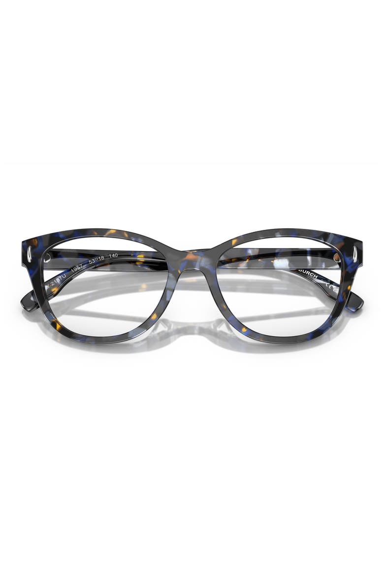 51mm Pillow Optical Glasses, Alternate, color, BLUE TORTOISE
