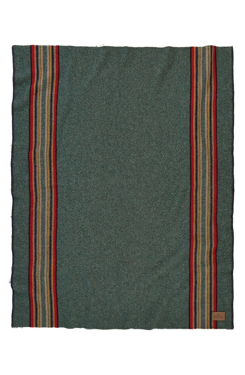 Pendleton Yakima Camp Throw, Alternate, color, Green Heather